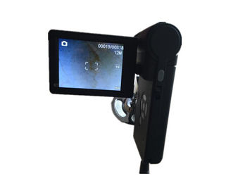 Μικρή τηλεοπτική Dermatoscope καμερών δερμάτων και τρίχας ανάλυση εικόνας μικροσκοπίων υψηλή με την οθόνη 3 ίντσας LCD Rotable
