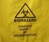 Ιατρική κλινική χρήση τσαντών αποβλήτων Biohazard δράσης μολυσματική