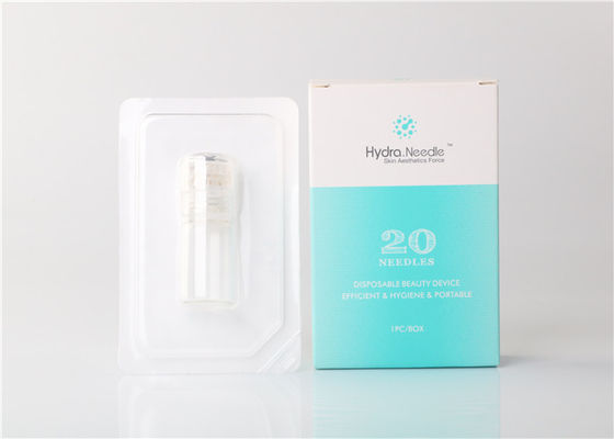 Η βελόνα 20 γραμματοσήμων κυλίνδρων Derma Hydra Microneedling παίρνει τους ορούς στο χρυσό τιτάνιο δερμάτων